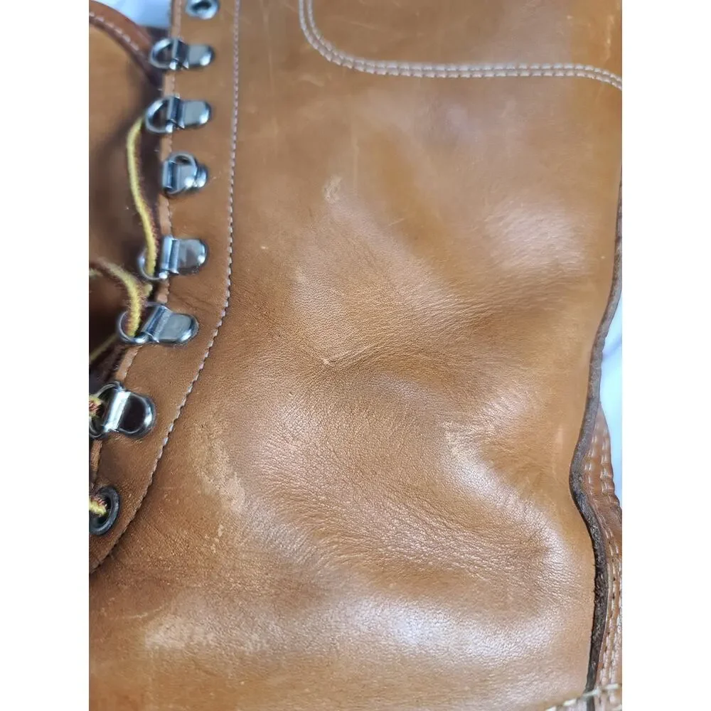 L.L. Bean Two-Tone Leather and Rubber Duck Boots in Brown and Black